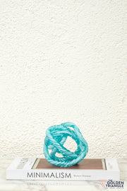 Vortex Small Glass Knot - Sky Blue