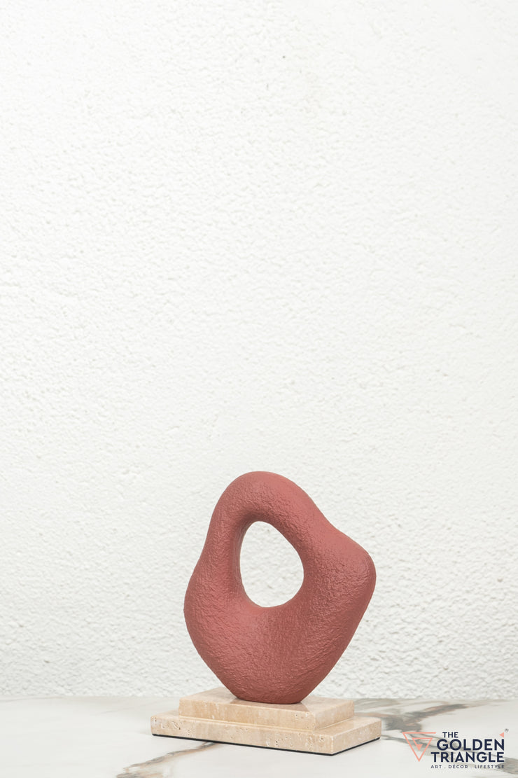 Apexia Abstract Sculpture - Red