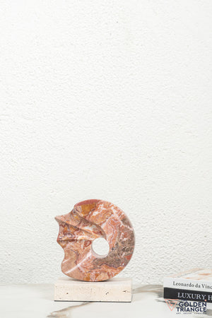 Prestige Abstract Marble TableTop Decor - Pink
