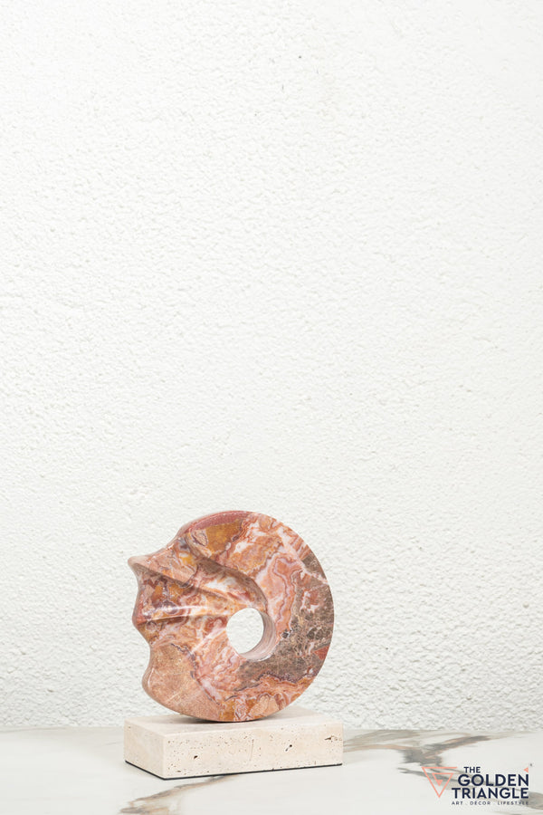 Prestige Abstract Marble TableTop Decor - Pink