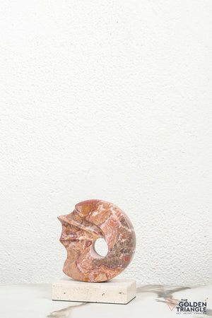 Prestige Abstract Marble TableTop Decor - Pink