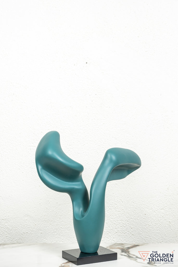 Virtue Abstract Sculpture - Teal