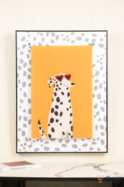 Urban Pop Art Frame - Dalmatian with glasses