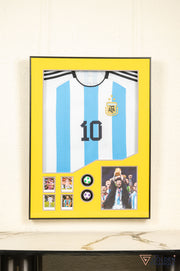 Messi Jersey 3D Wall Art Frame