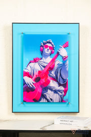 Urban Pop Art Frame - Roman playing Guitar