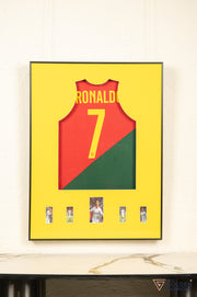 Ronaldo Jersey 3D Wall Art Frame