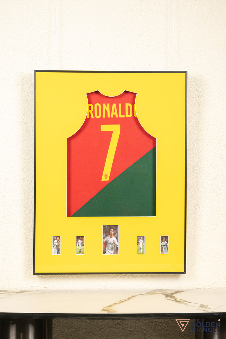 Ronaldo Jersey 3D Wall Art Frame