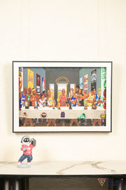 Last Supper 3D Basketball Wall Art Frame