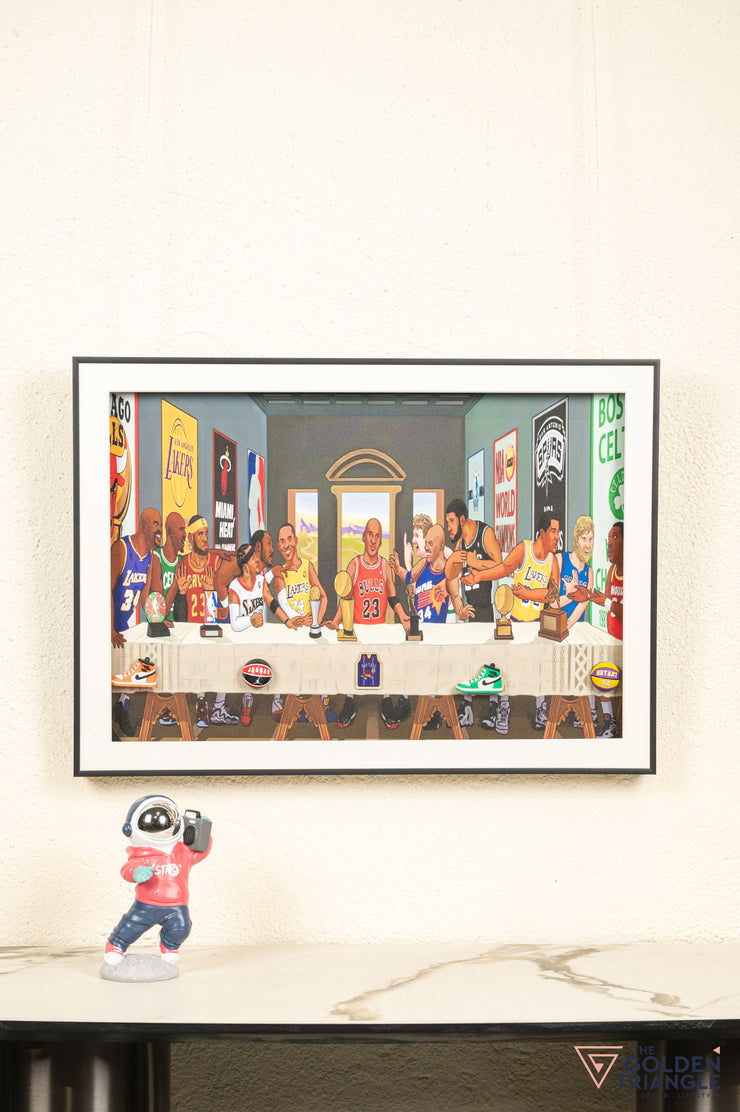 Last Supper 3D Basketball Wall Art Frame