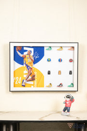 Kobe 3D Basketball Wall Art Frame