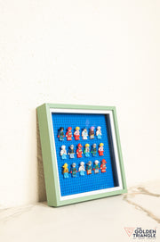 Lego Miniatures 3D Art Frame - Blue