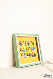 Lego Miniatures 3D Art Frame - Yellow