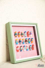 Lego Miniatures 3D Art Frame - Pink