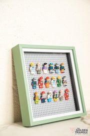 Lego Miniatures 3D Art Frame - Gray