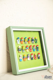 Lego Miniatures 3D Art Frame - Green