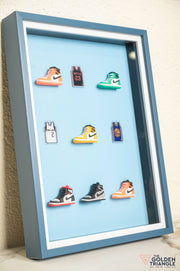 Sneakers 3D Wall Art Frame - Blue