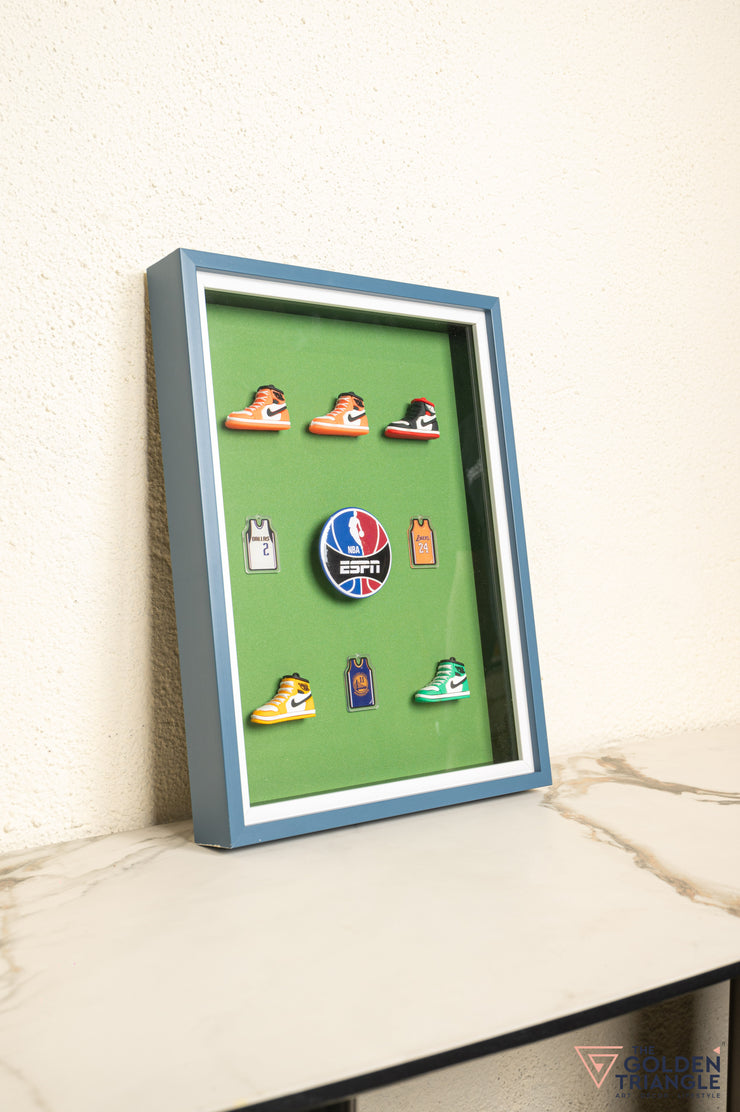 Sneakers 3D Wall Art Frame - Green