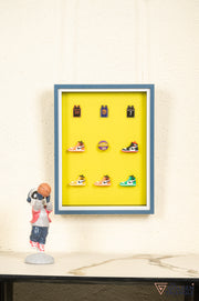 Sneakers 3D Wall Art Frame - Yellow