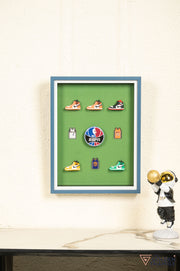 Sneakers 3D Wall Art Frame - Green