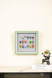 Lego Miniatures 3D Art Frame - Gray