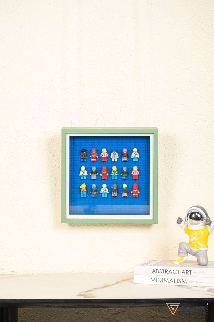 Lego Miniatures 3D Art Frame - Blue