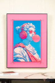 Urban Pop Art Frame - Roman Bubblegum Women