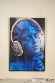 Headphone with LED Light - Urban Pop Wall Art Frame