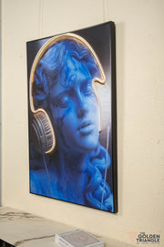 Headphone with LED Light - Urban Pop Wall Art Frame