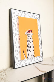 Urban Pop Art Frame - Dalmatian with glasses