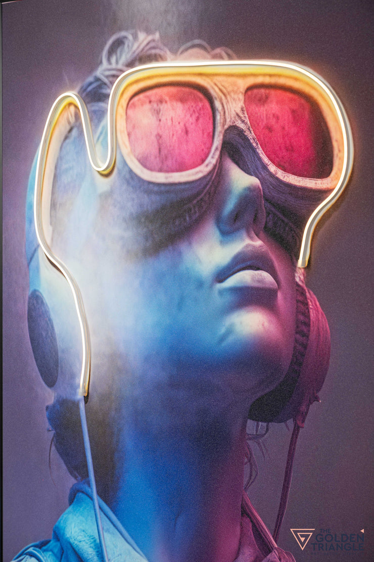 Sunglasses with LED Light - Urban Pop Wall Art Frame