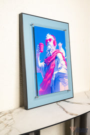 Urban Pop Art Frame - Roman with a Cat