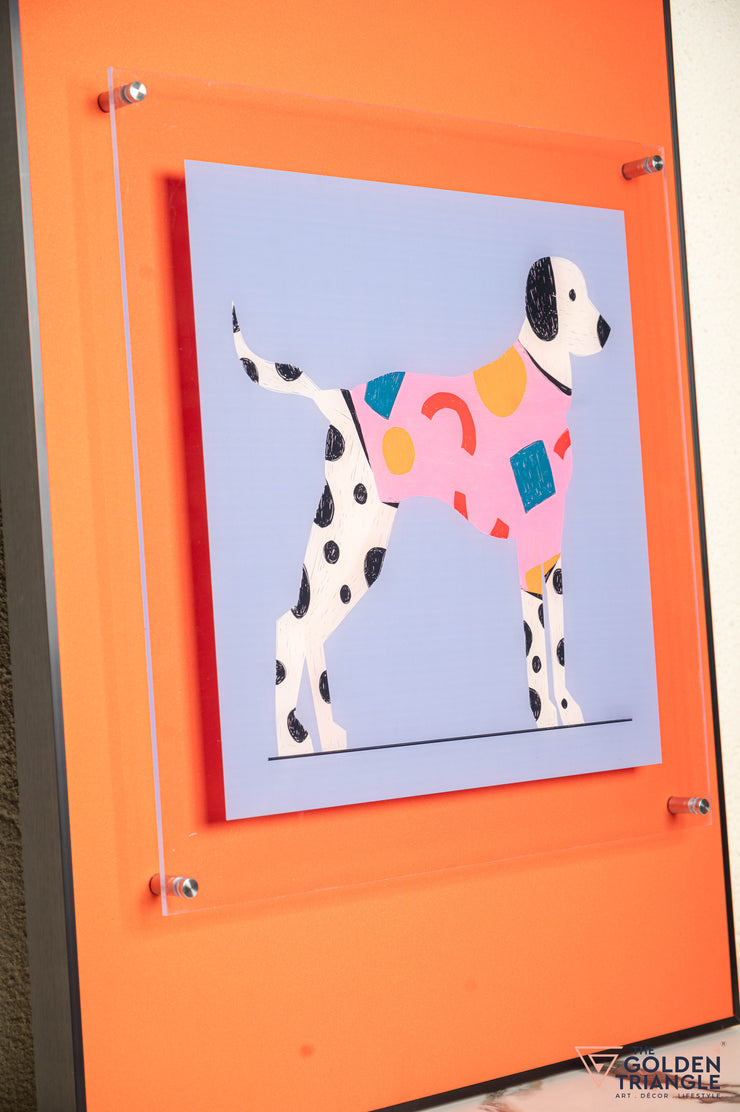 Urban Pop Art Frame - Dalmatian Dog