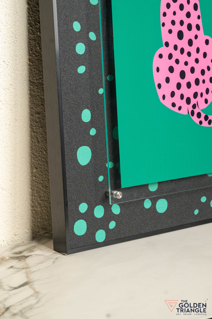 Urban Pop Art Frame - Pink Cheetah