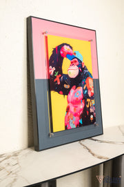 Urban Pop Art Frame - Funky Monkey