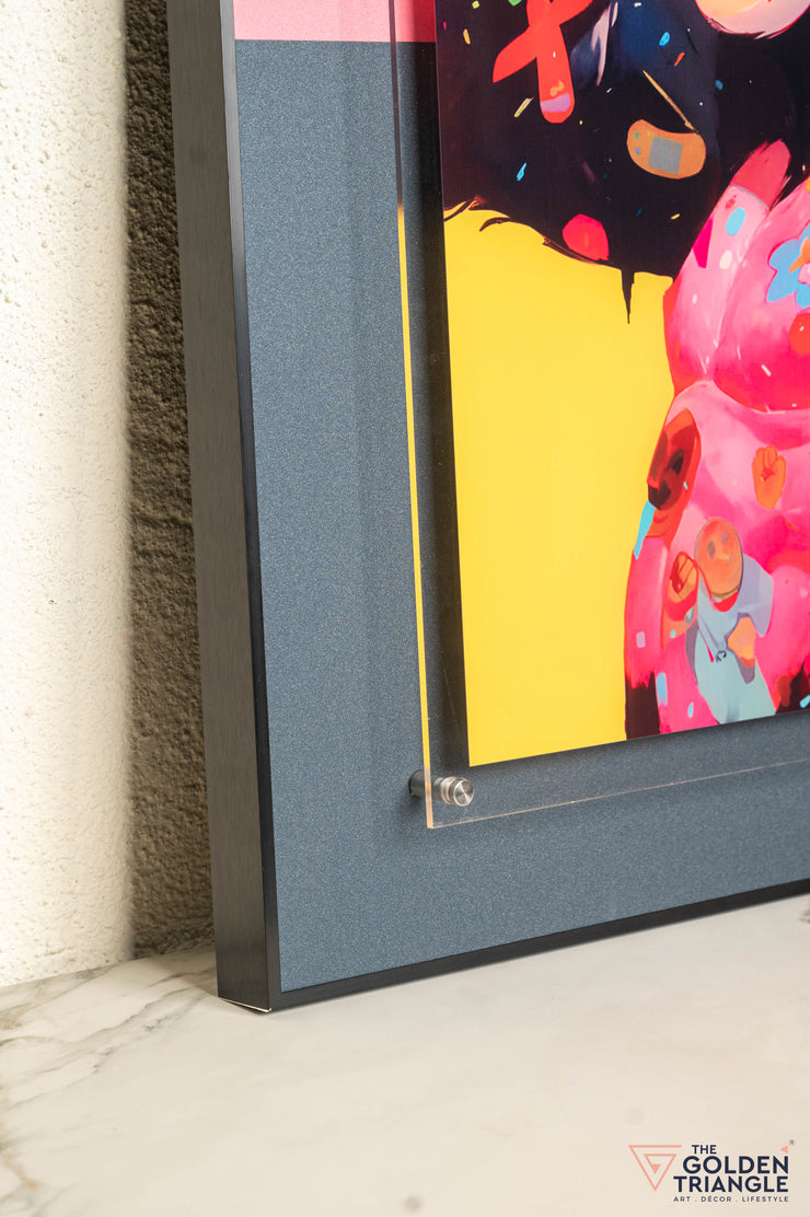 Urban Pop Art Frame - Funky Monkey