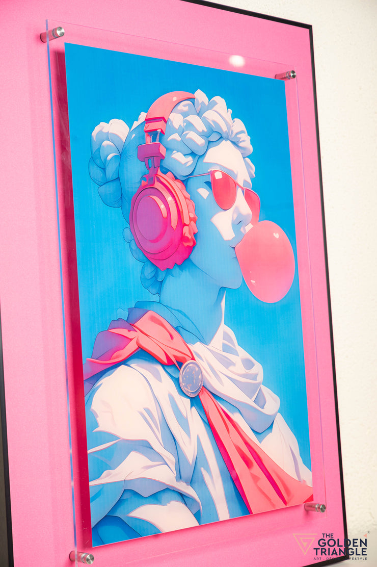 Urban Pop Art Frame - Roman Bubblegum Women