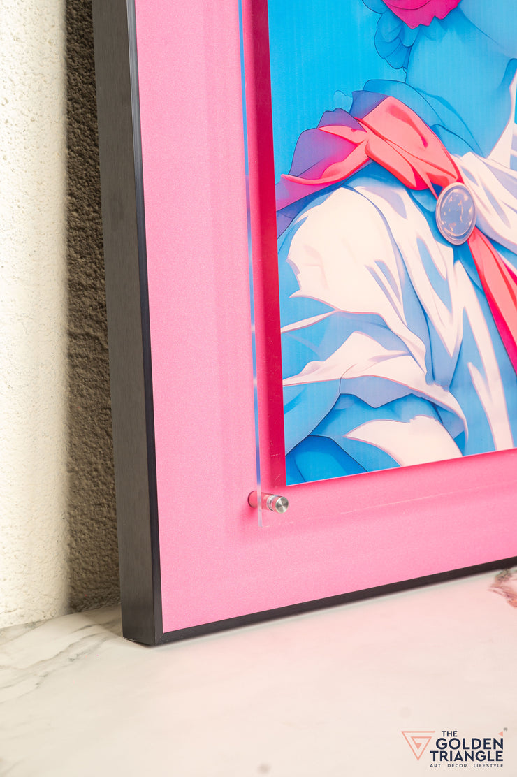 Urban Pop Art Frame - Roman Bubblegum Women