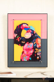 Urban Pop Art Frame - Funky Monkey