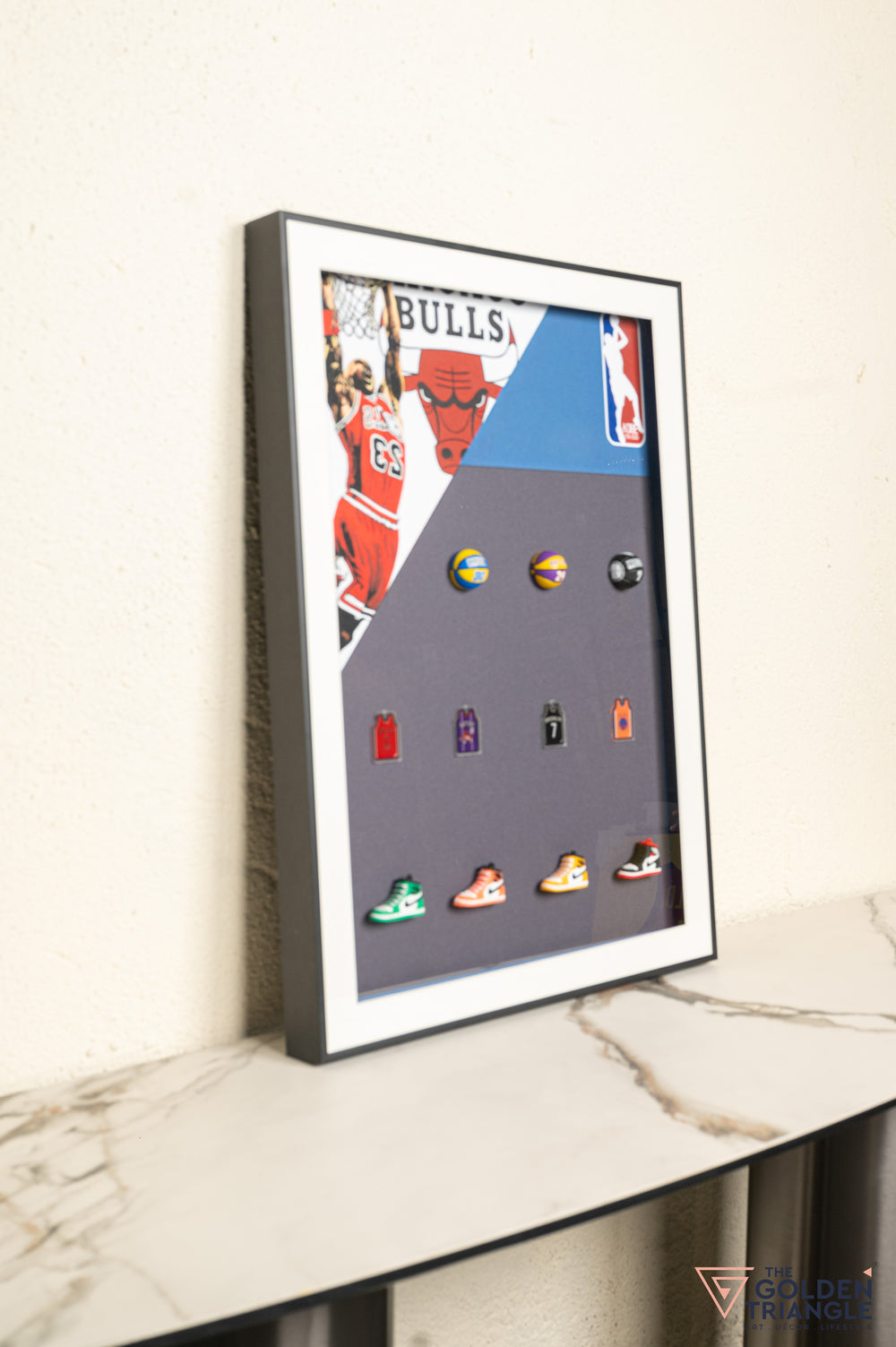 Bulls 3D Basketball Wall Art Frame