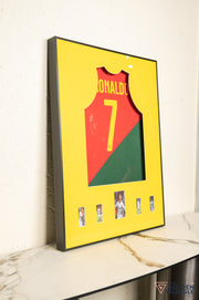 Ronaldo Jersey 3D Wall Art Frame