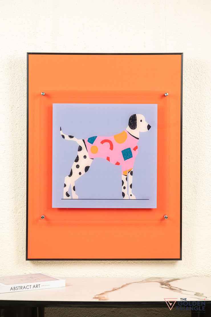 Urban Pop Art Frame - Dalmatian Dog