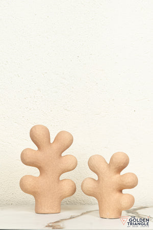 Fuyu Ceramic Tabletop Showpiece - Clay