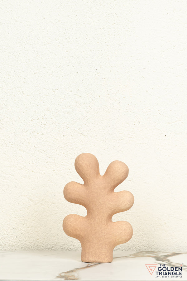 Fuyu Ceramic Tabletop Showpiece - Clay