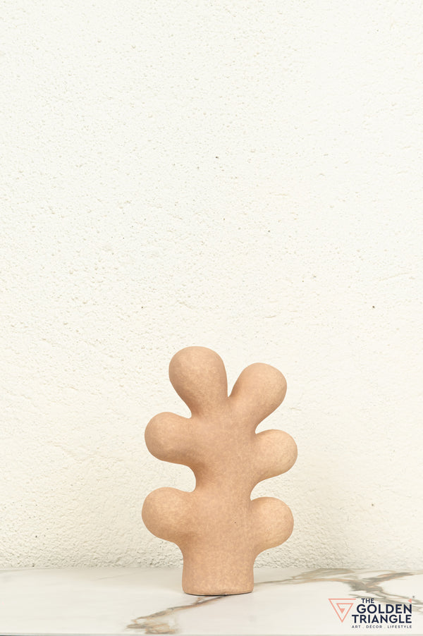 Fuyu Ceramic Tabletop Showpiece - Clay