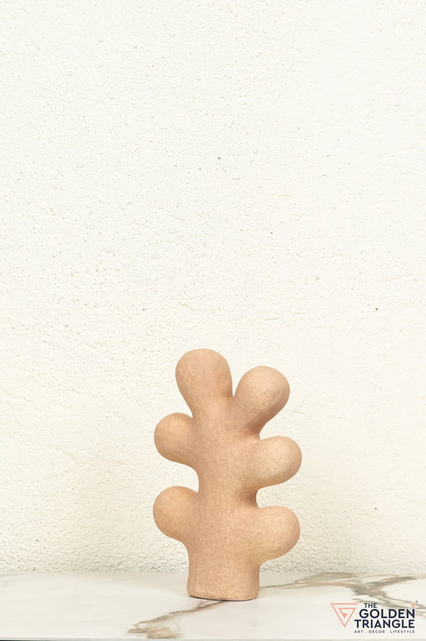 Fuyu Ceramic Tabletop Showpiece - Clay