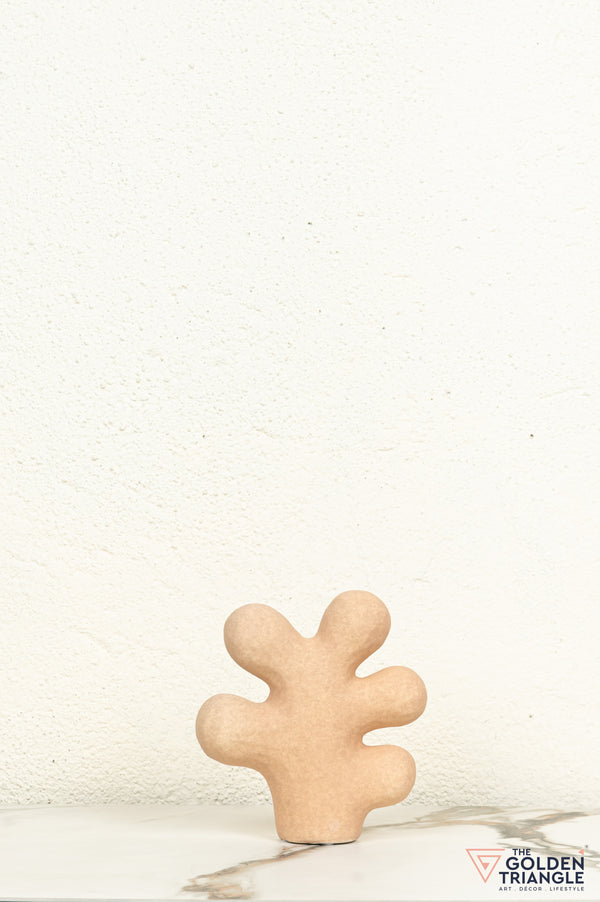 Fuyu Ceramic Tabletop Showpiece - Clay
