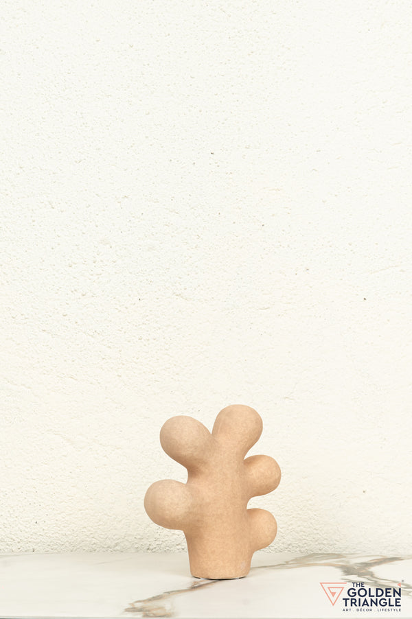 Fuyu Ceramic Tabletop Showpiece - Clay