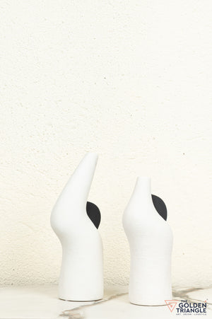 Shion Ceramic Showpiece - White