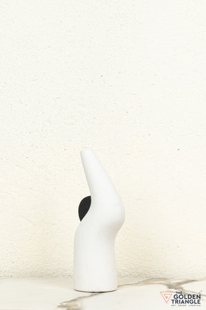 Shion Ceramic Showpiece - White