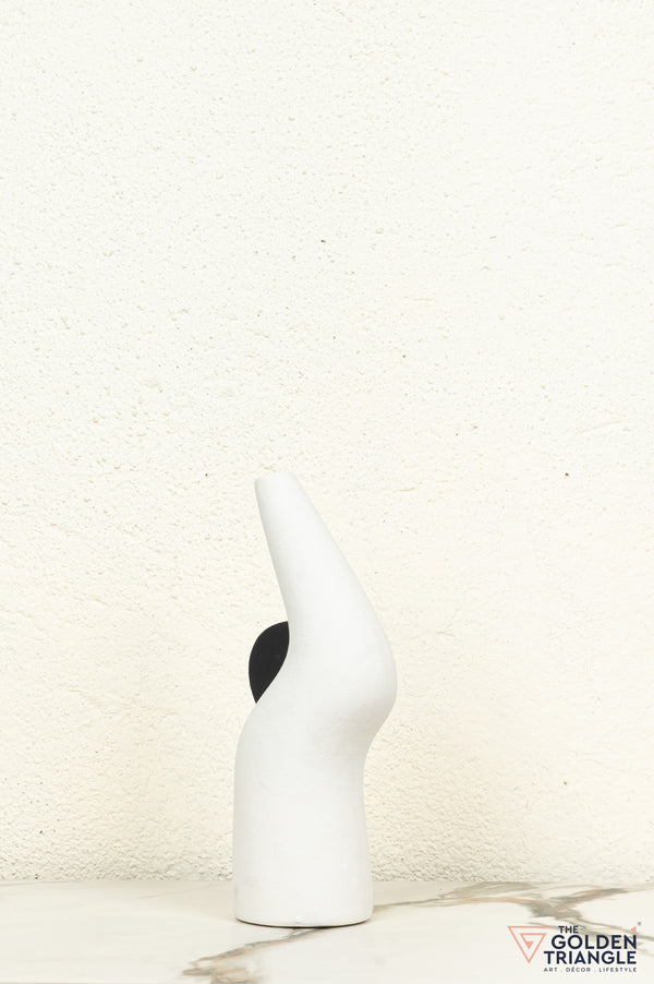 Shion Ceramic Showpiece - White